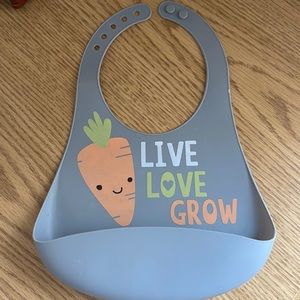 Silicone bib. Used once